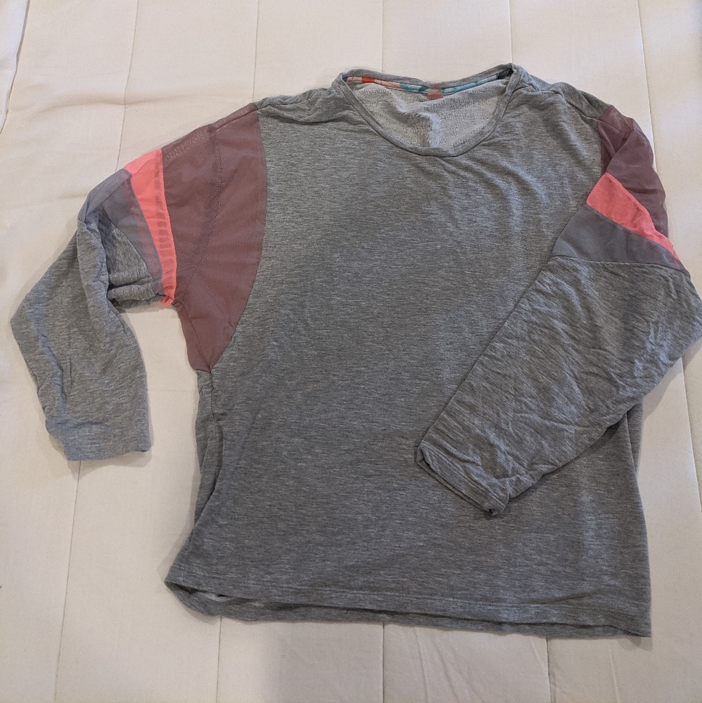 Maaji 3/4 sleeve top with mesh detail